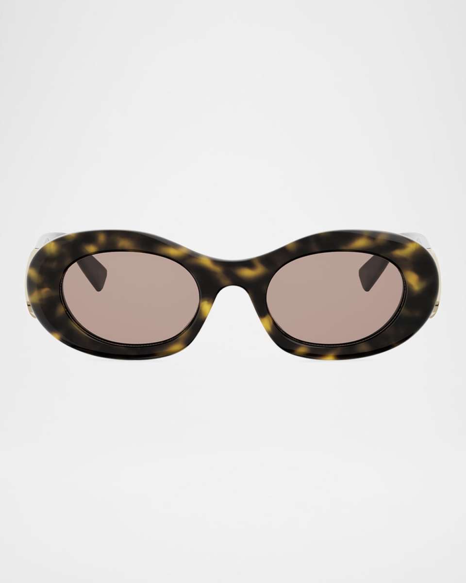 Divas' Dream Acetate Oval Sunglasses